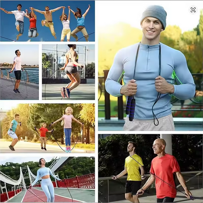 Steel wire skipping rope